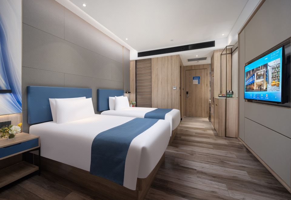 氧吧舒适双床房（负离子净化器+零压床垫）