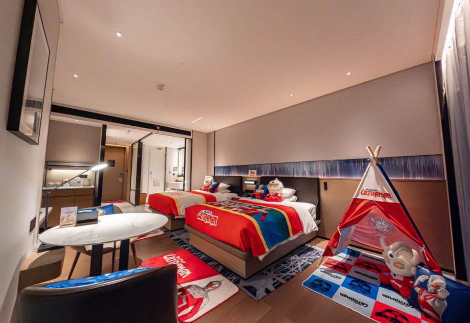 Guangzhou Marriott Hotel NanshaUltraman Family Theme Bay View Twin Room