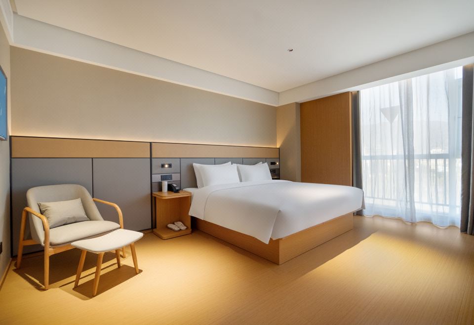 套房【一室一厅|金可儿床垫|公园景观】