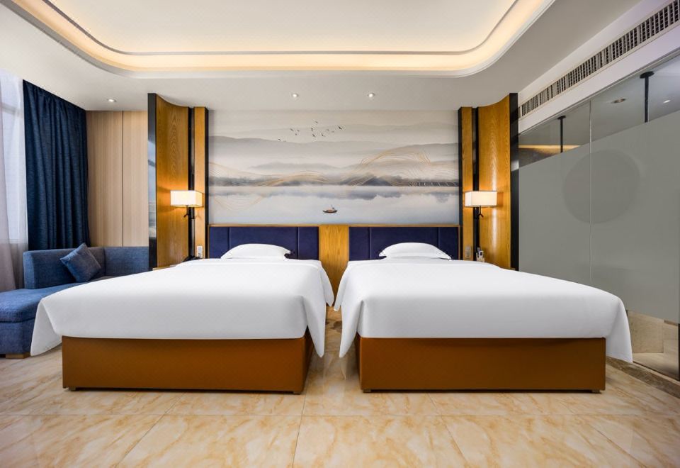 Wyndham?雅致双床房【会客沙发+甄选品质】