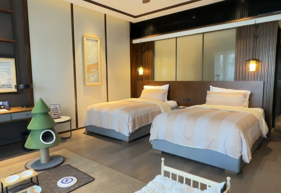 豪华宠物海景双床房