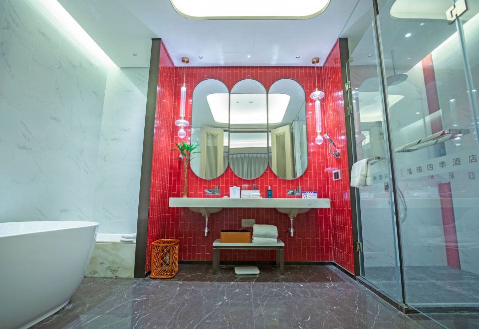 行政亲子双床大套房（带温泉泡池）