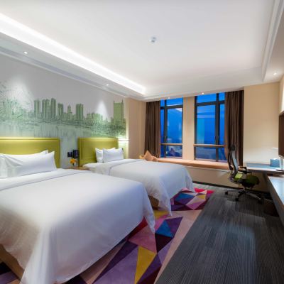 豪華雙床房 清遠鳳城希爾頓歡朋酒店優惠