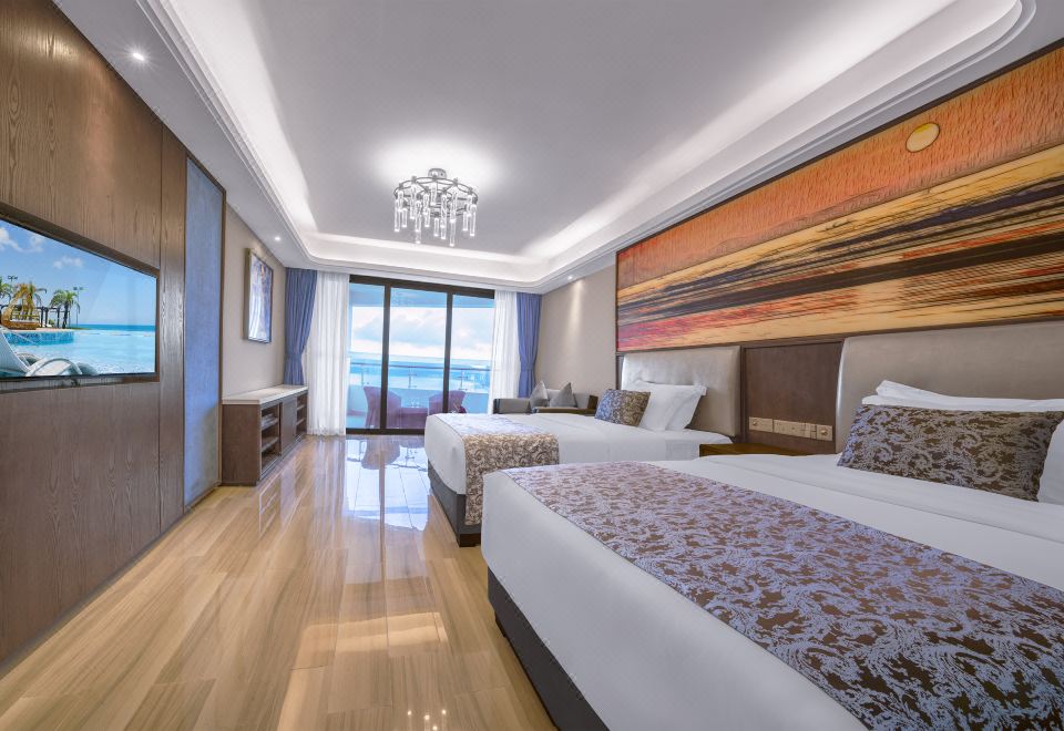 尊尚海景双床房