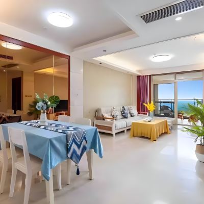 高級海景兩室一廳套房丨尚海金陵丨有廚房 三亞華麗嘉旅業（大東海旅遊區店）優惠