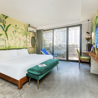 陽台·花園大床房（獨立陽台） 芒果樹酒店（攀枝花高鐵南站店）優惠