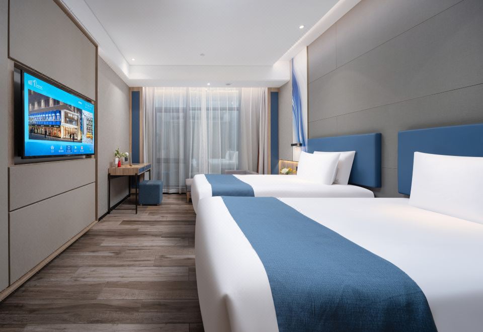 氧吧舒适双床房（负离子净化器+零压床垫）