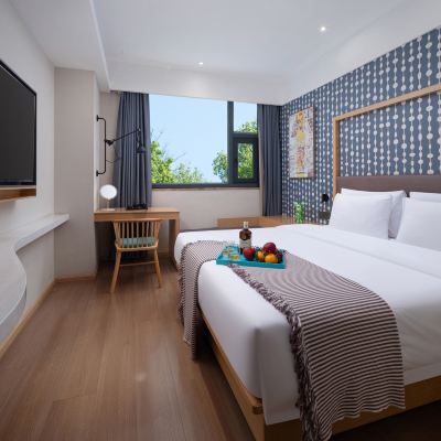 豪華大床房（智能客控+零壓床墊+冰箱） CityNote希諾酒店（廣州北京路省人民醫院店）優惠