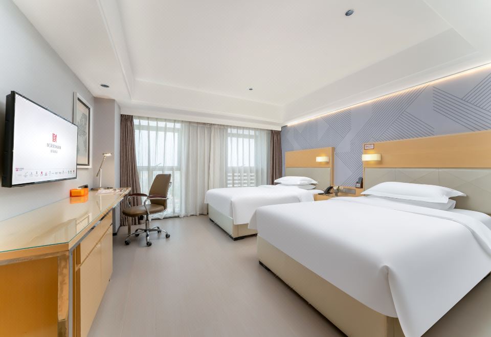 商務雙床房（高層闊景+品牌床墊）