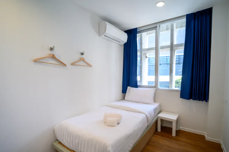 ห้องพักสำหรับ 1 ท่าน ห้องน้ำรวม