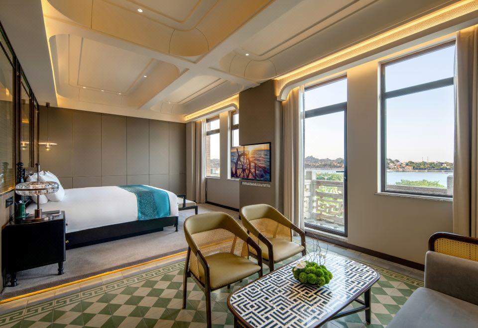 攝影家海景陽臺大床房（鼓浪嶼景觀+開放式陽臺）