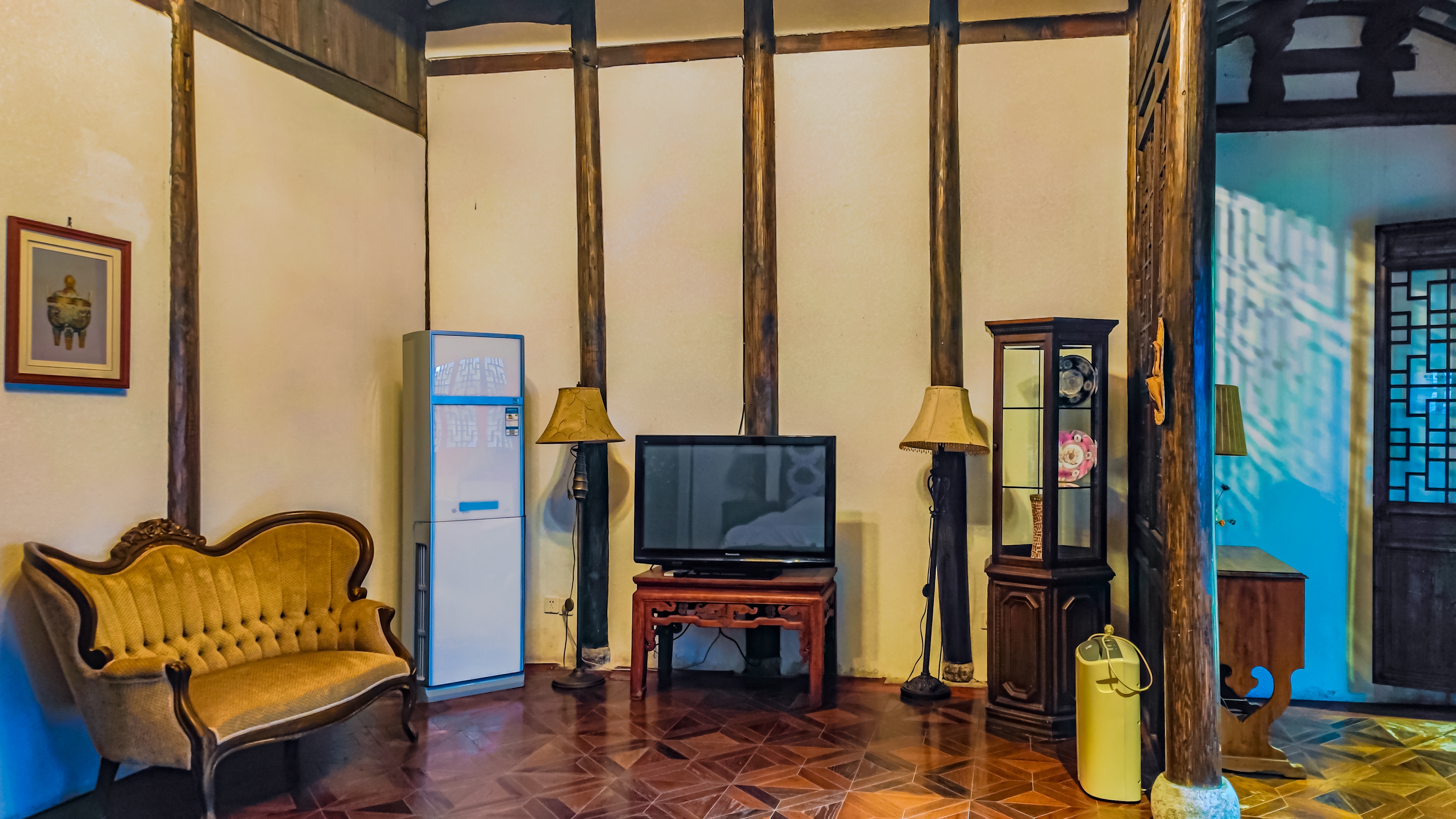 河景·一卧一厅套房（59号）（民国风浴缸+古雅家俱+超大会客厅）