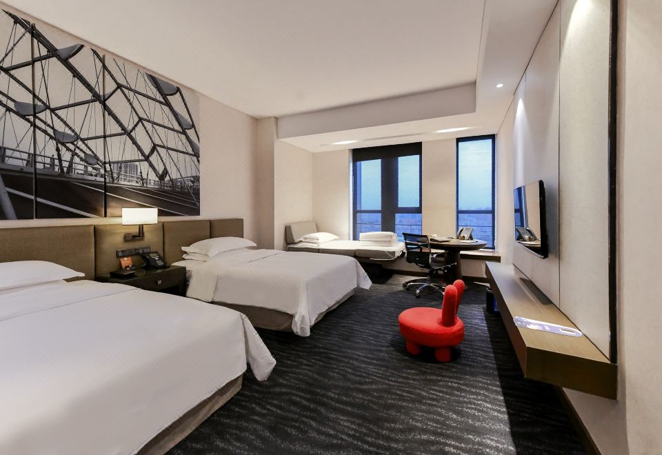 河景家庭双床房