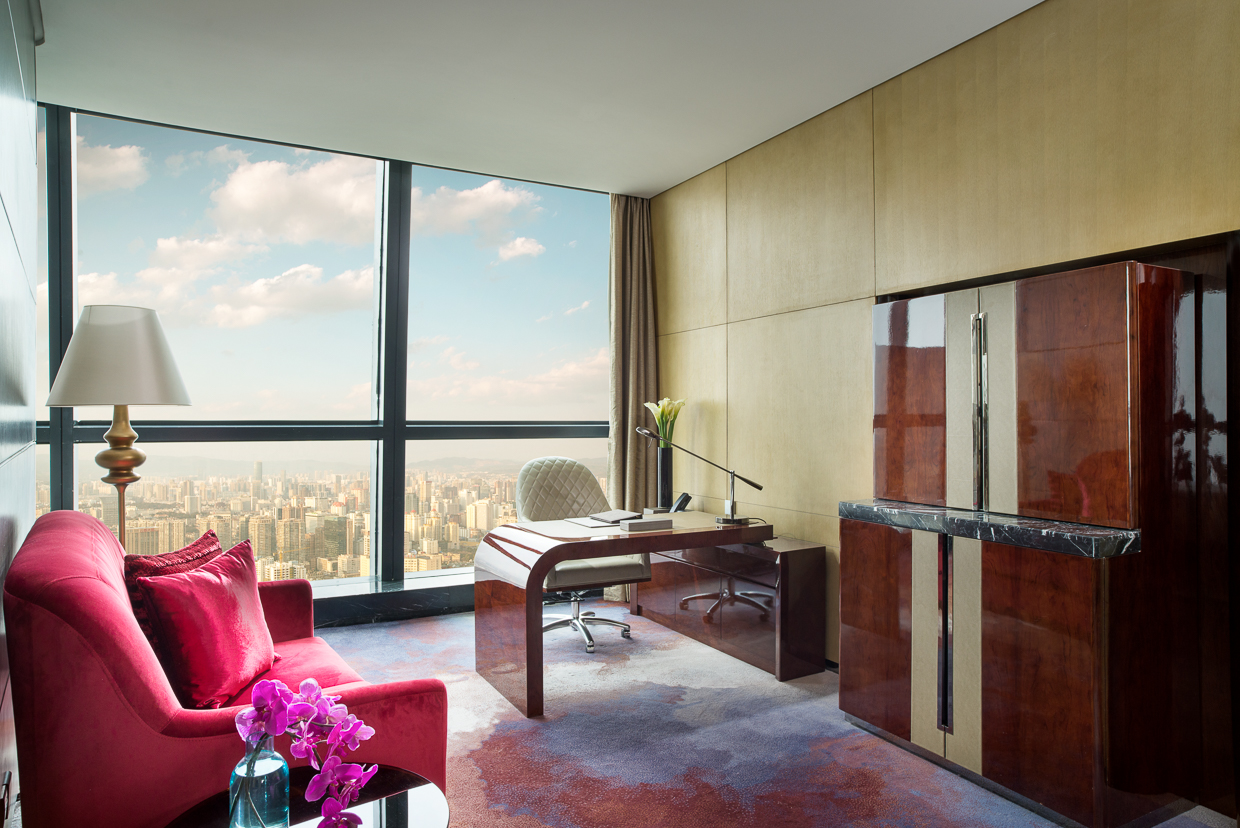 豪華城市景觀雙床房