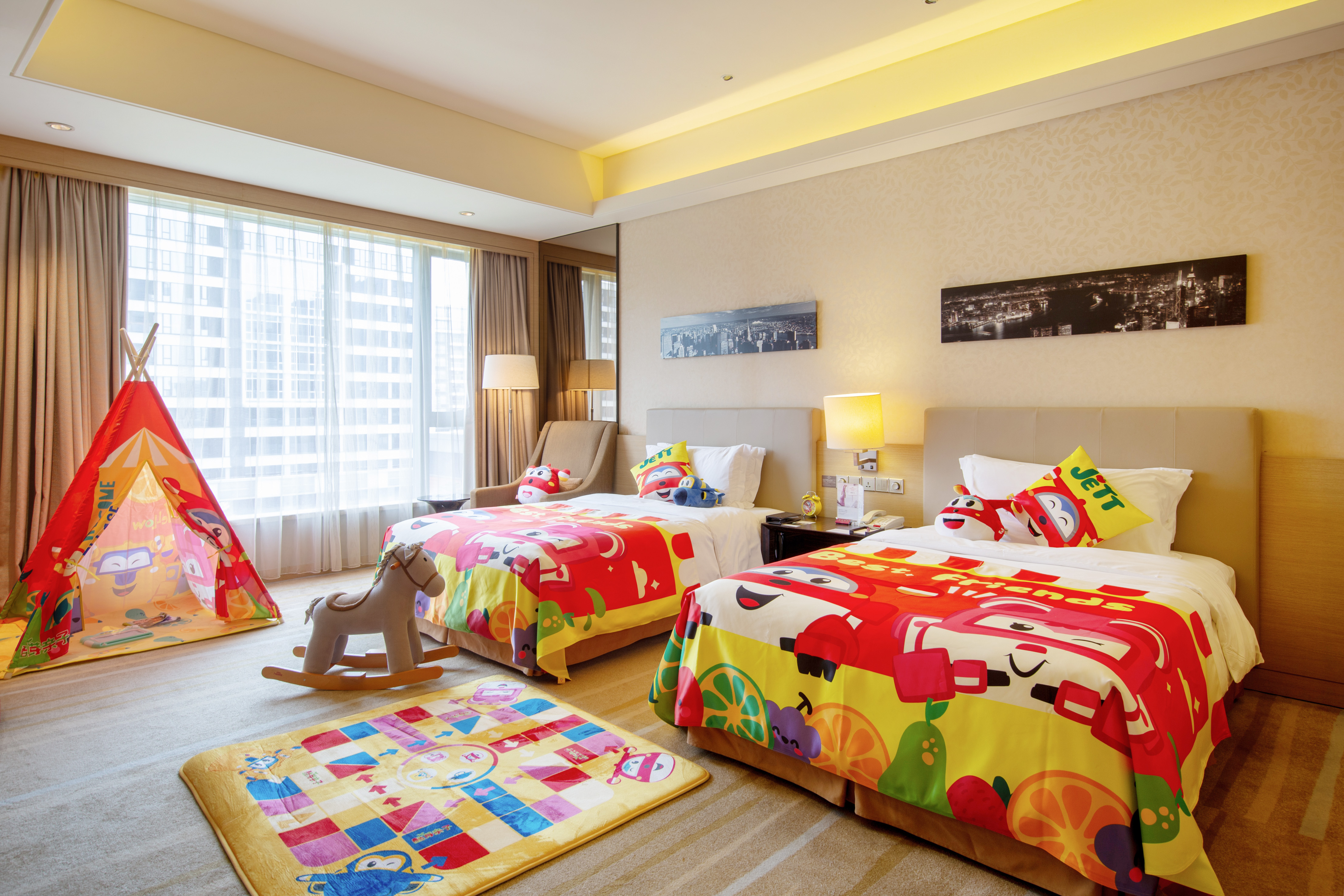 酷芽超级飞侠双床房