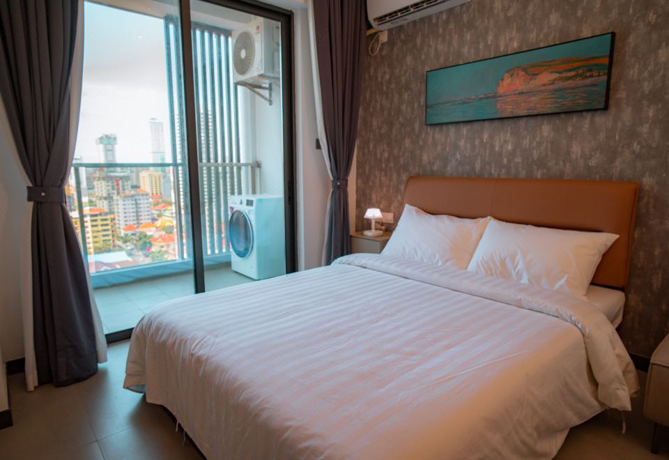 豪華陽台1大床單間