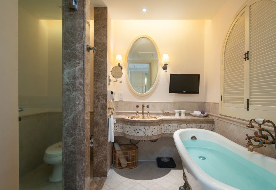 海神居豪华温泉大床房【巴洛克风格+欧式浪漫+私人泡池】