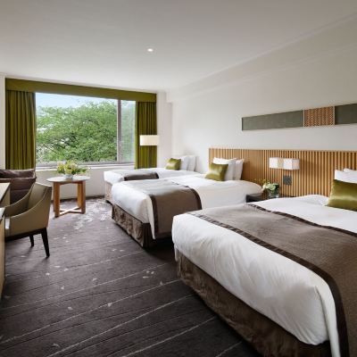 デラックス トリプル, デラックス ゲストルーム, ダブルベッド2台 ザ・プリンス さくらタワー東京、オートグラフ コレクション クーポン