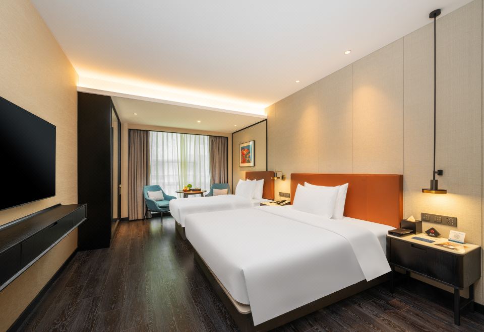 豪华家庭亲子房 『俯瞰城景?子母床?小童用品』