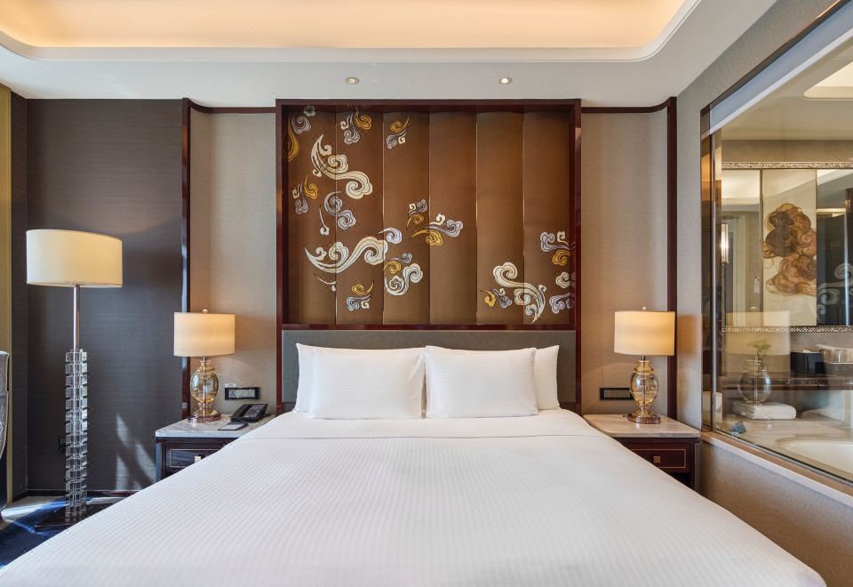 豪華鳳城城市景觀大床房