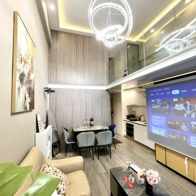 電動麻將·百吋屏幕唱K·莫凌·美拉德風·兩室LOFT 珠海莫寧民宿優惠