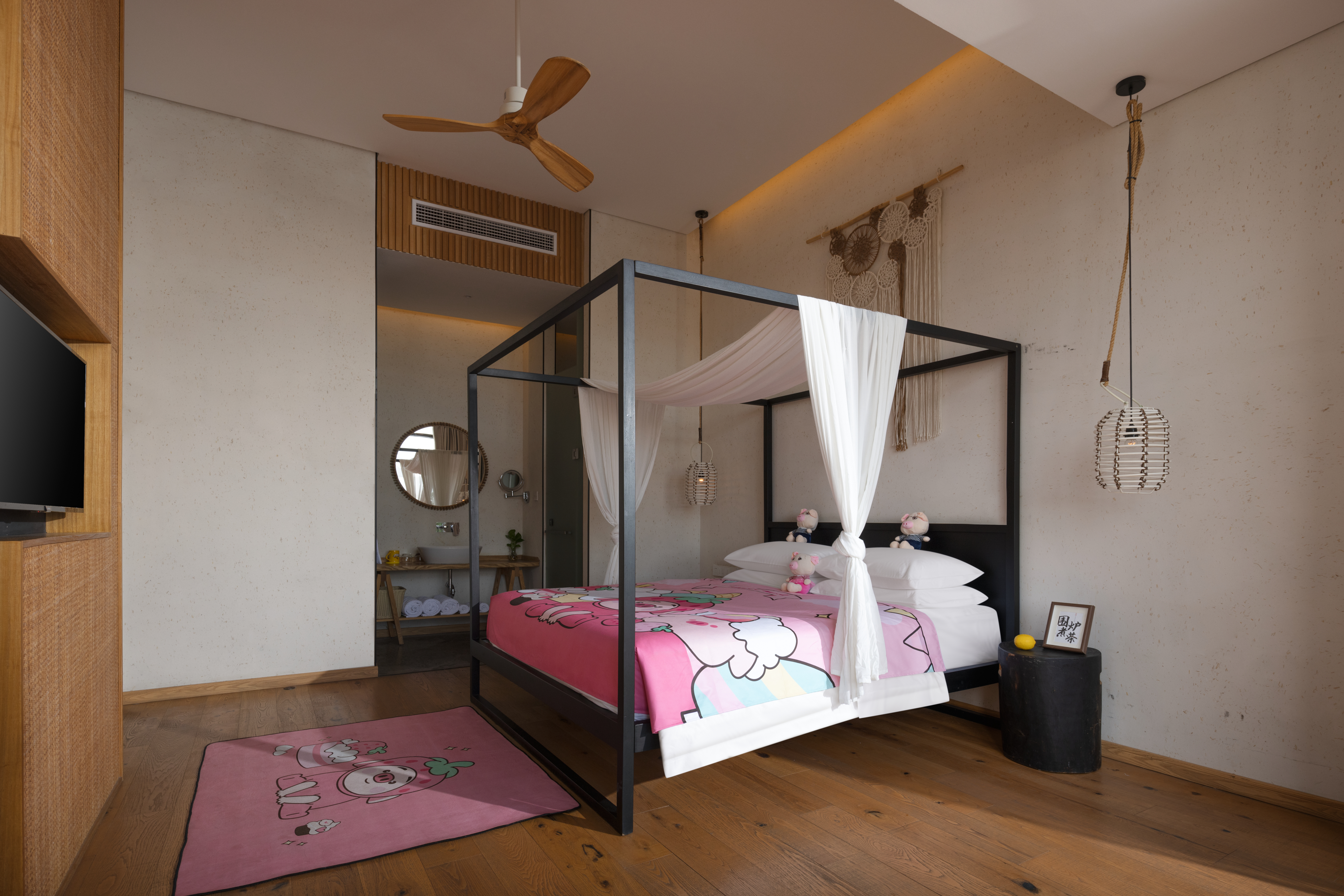 滑滑梯亲子套房（独享露台花园+私汤）