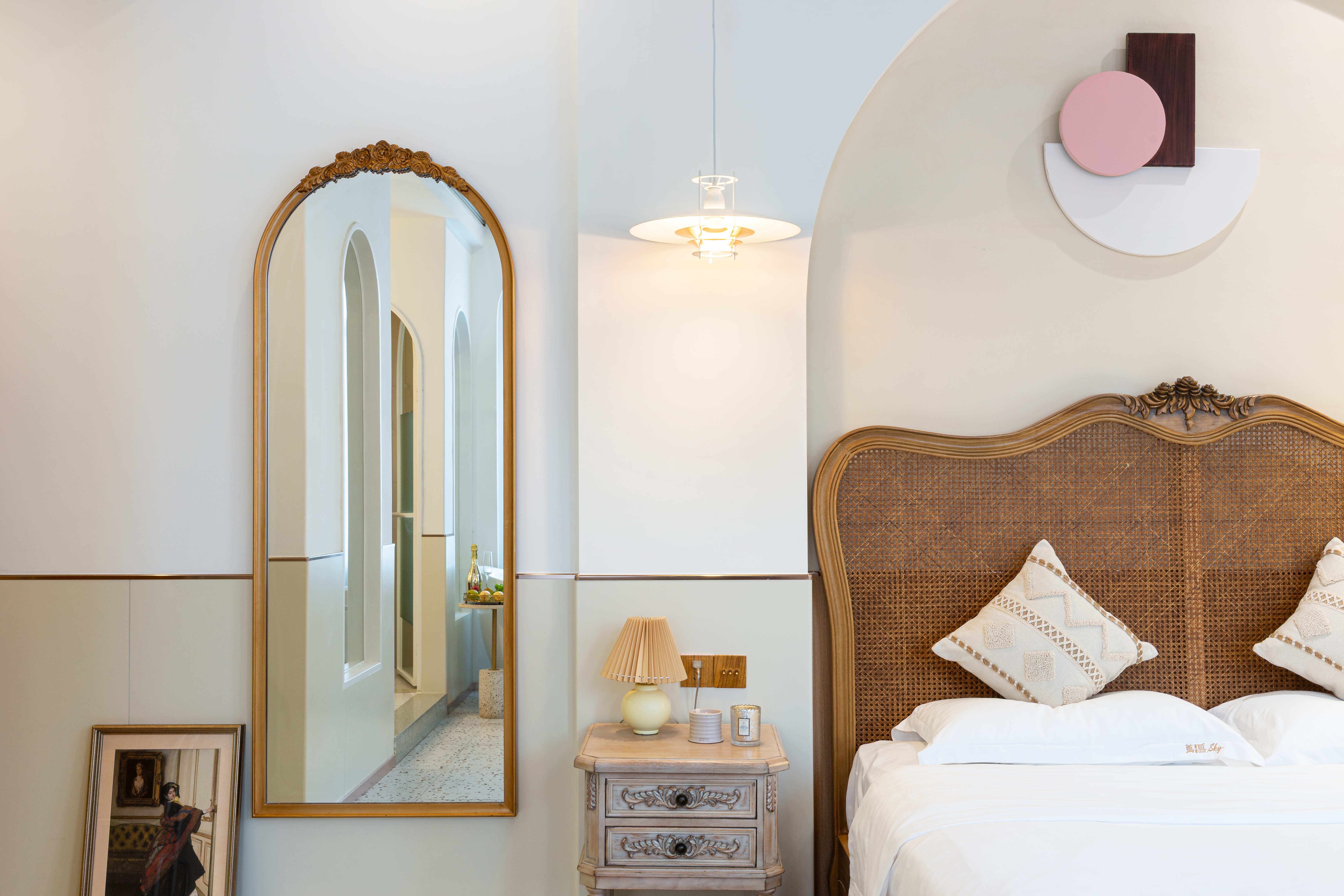 左岸·波西米亚大床房（巨幕投影+浴缸+中山路骑楼景）