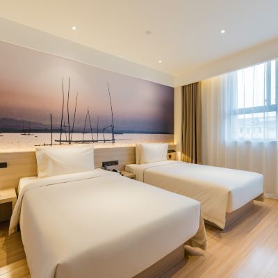 高級雙床房 上海虹橋國展北新涇地鐵站亞朵飯店優惠