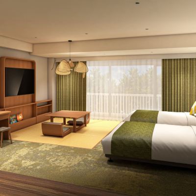 【禁煙】スーペリア和洋室 スパリゾートハワイアンズ ホテルハワイアンズ クーポン