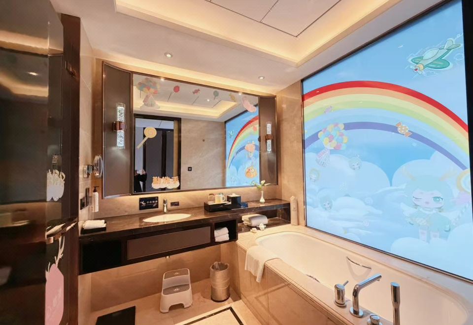 Wanda Realm JinhuaCandy House Themed Twin Room (Small Fish Mouth House)