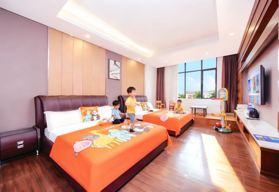 親子家庭雙床房（寬敞榻榻米+親子洗漱用品+玩具）