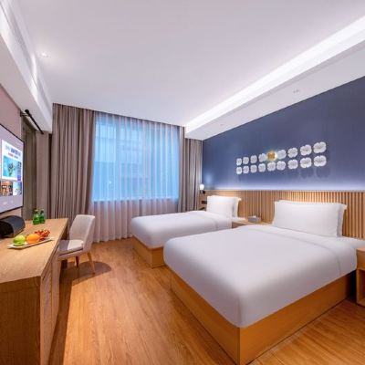 豪華親子房（深睡眠+親膚浴袍+小冰箱+65寸電視投屏） 桔子水晶北京崇文門飯店優惠