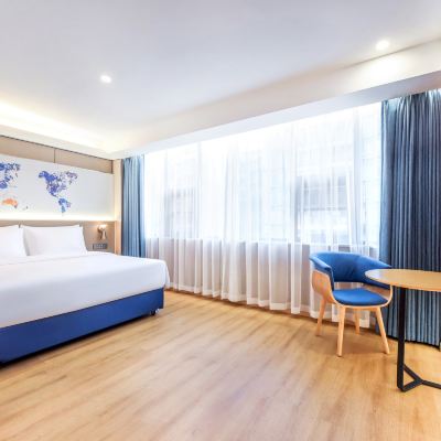 榮享純凈大床房（智能客控＋電動窗簾＋助眠音樂） 182PARK精品公寓（江北國際機場店）優惠