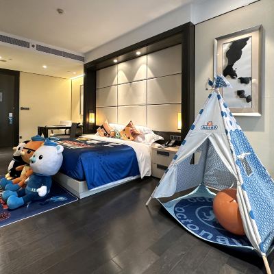 海底小縱隊親子房丨帳篷丨海河景觀丨超大圓形浴缸 天津海河悅榕莊優惠