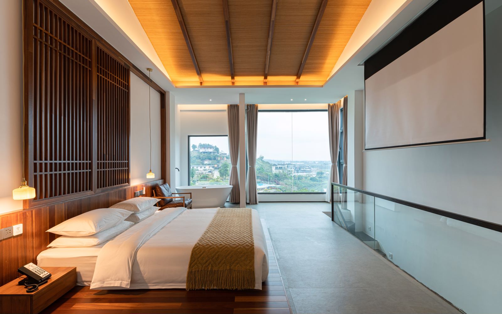 Qi Yu VR Featured Childlike Private Hot Spring Duplex Suite (Cinema + Games)