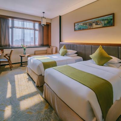 風雅城景雙床房（都市風光+智能馬桶+奧達信冰箱） 錦江都城酒店（中山興中廣場店）優惠