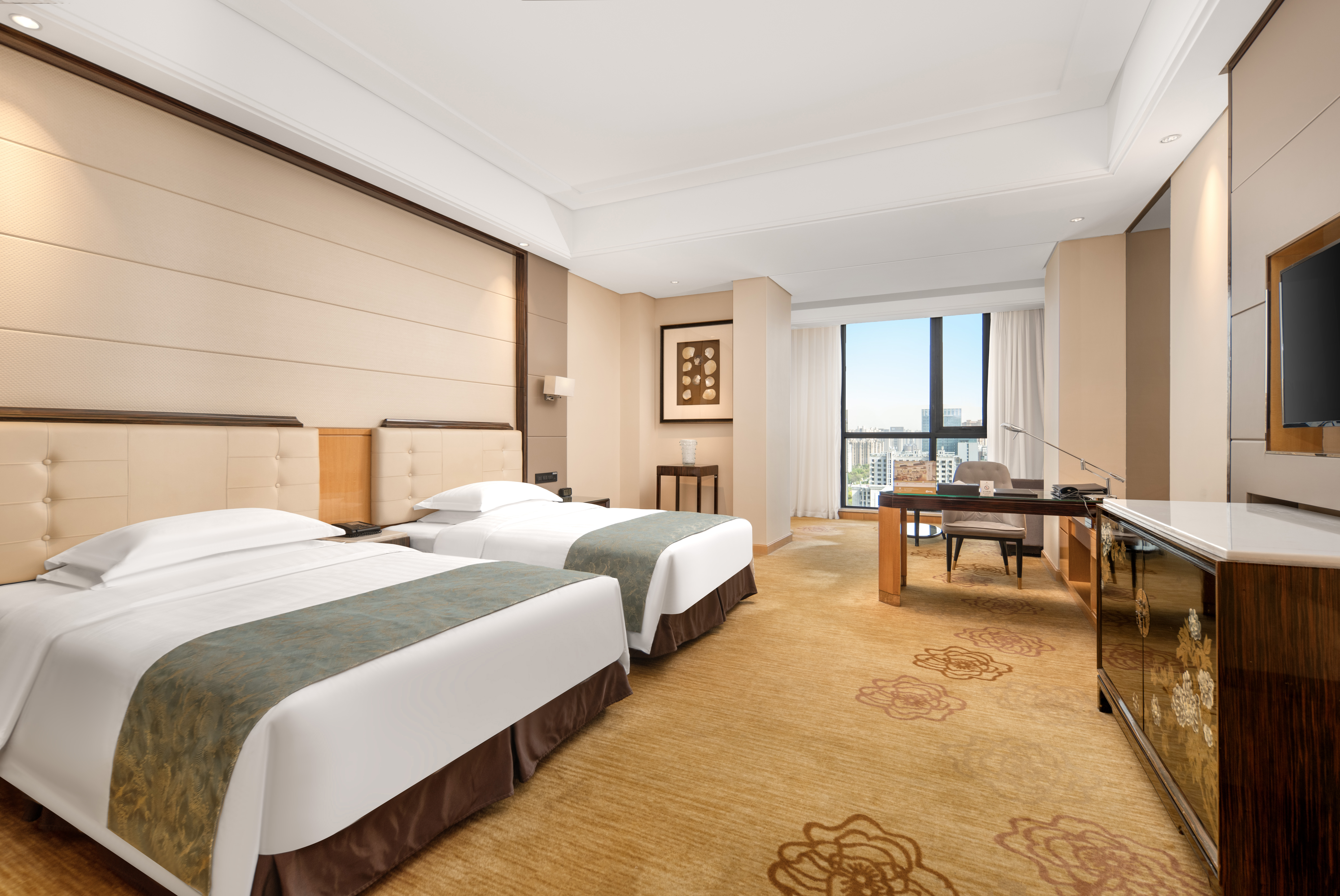 高级景观双床房