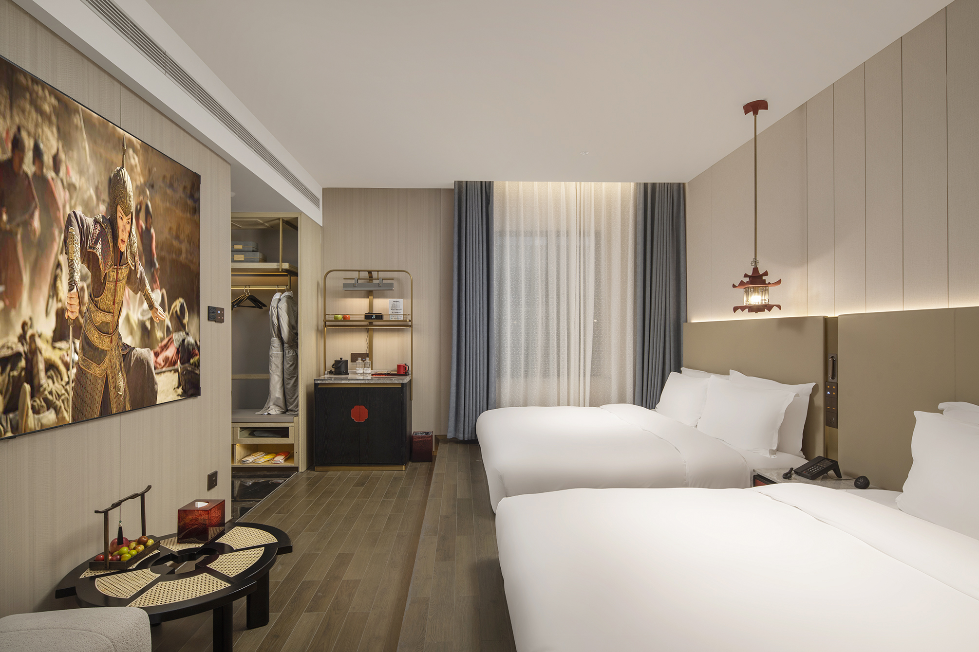 雅致·永宁谧境双床房【高清投影+智能客控+慕思床垫】