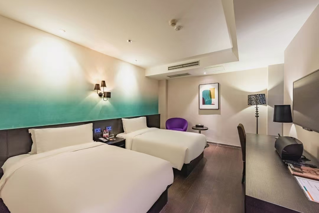 双床房（小冰箱+手机投屏）