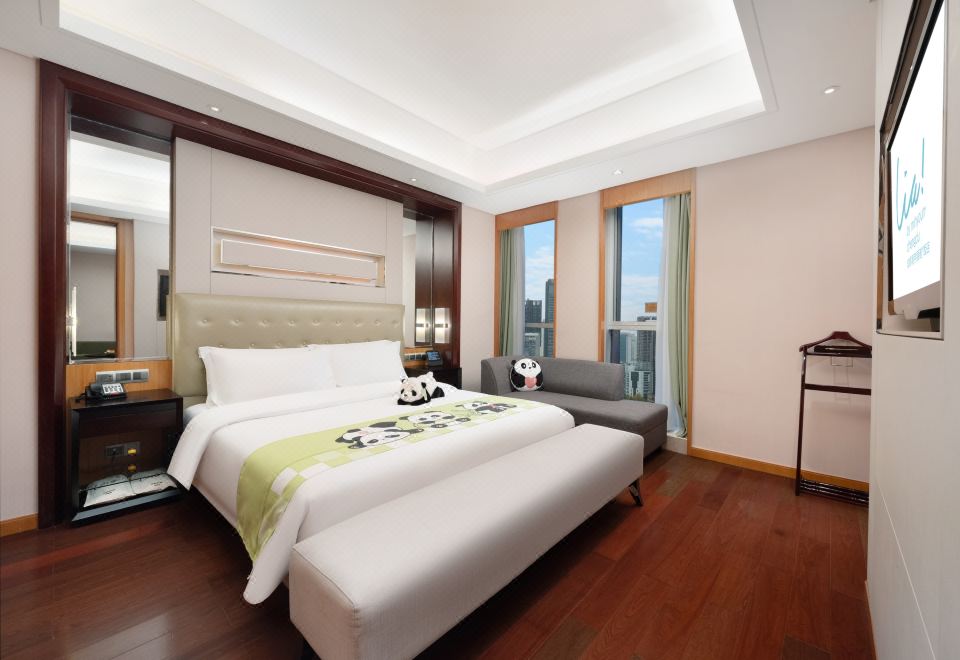 Lia! By Minyoun Chengdu Rezen Hotel (Chunxi Taikoo Li Store)Family-friendly Queen Room