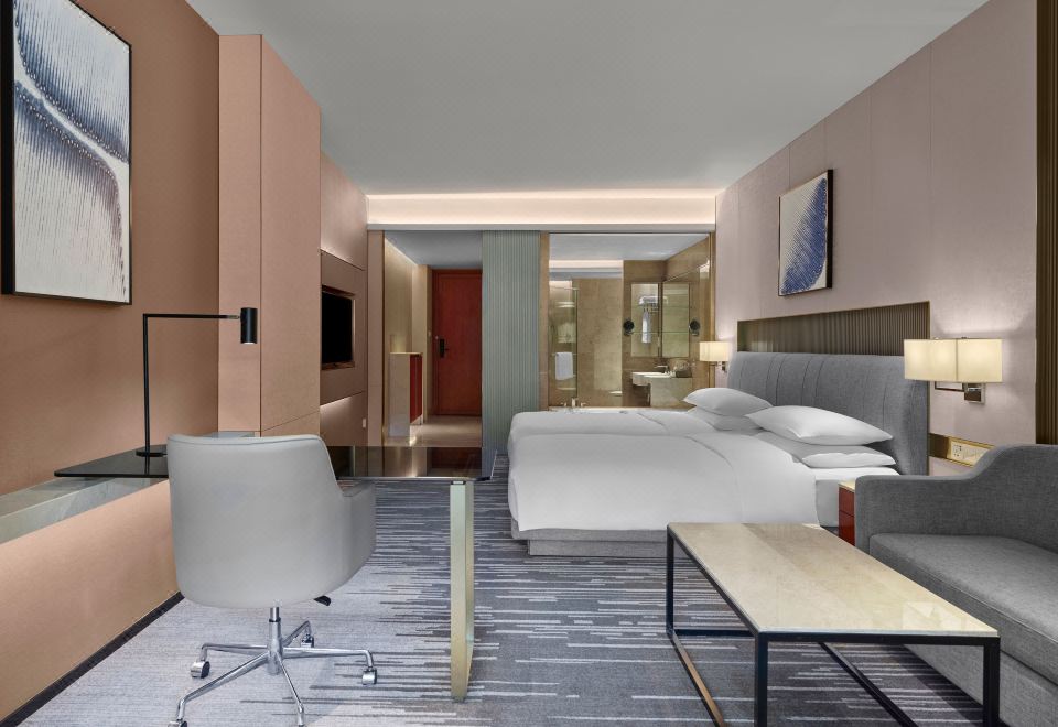 Dongguan Marriott HotelExecutive Twin Room,Mountain View