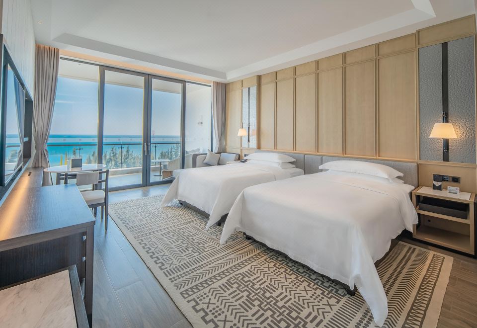 豪华海景双床房