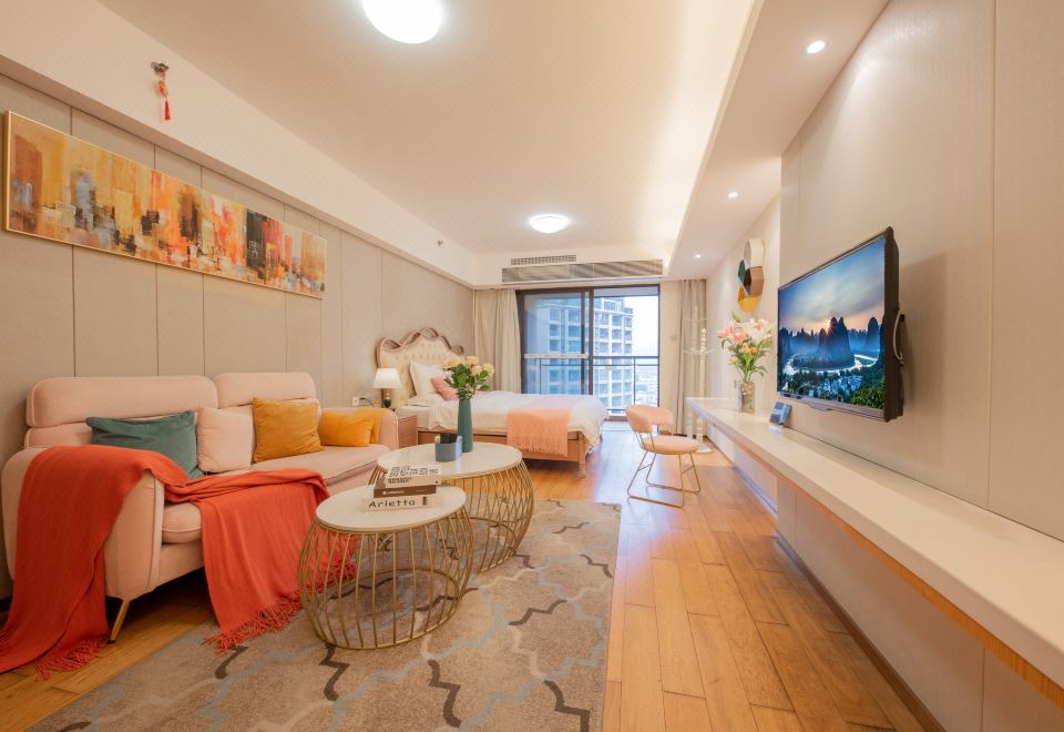 Yunshangju Theme ApartmentAmerican-Style Classic Deluxe Room