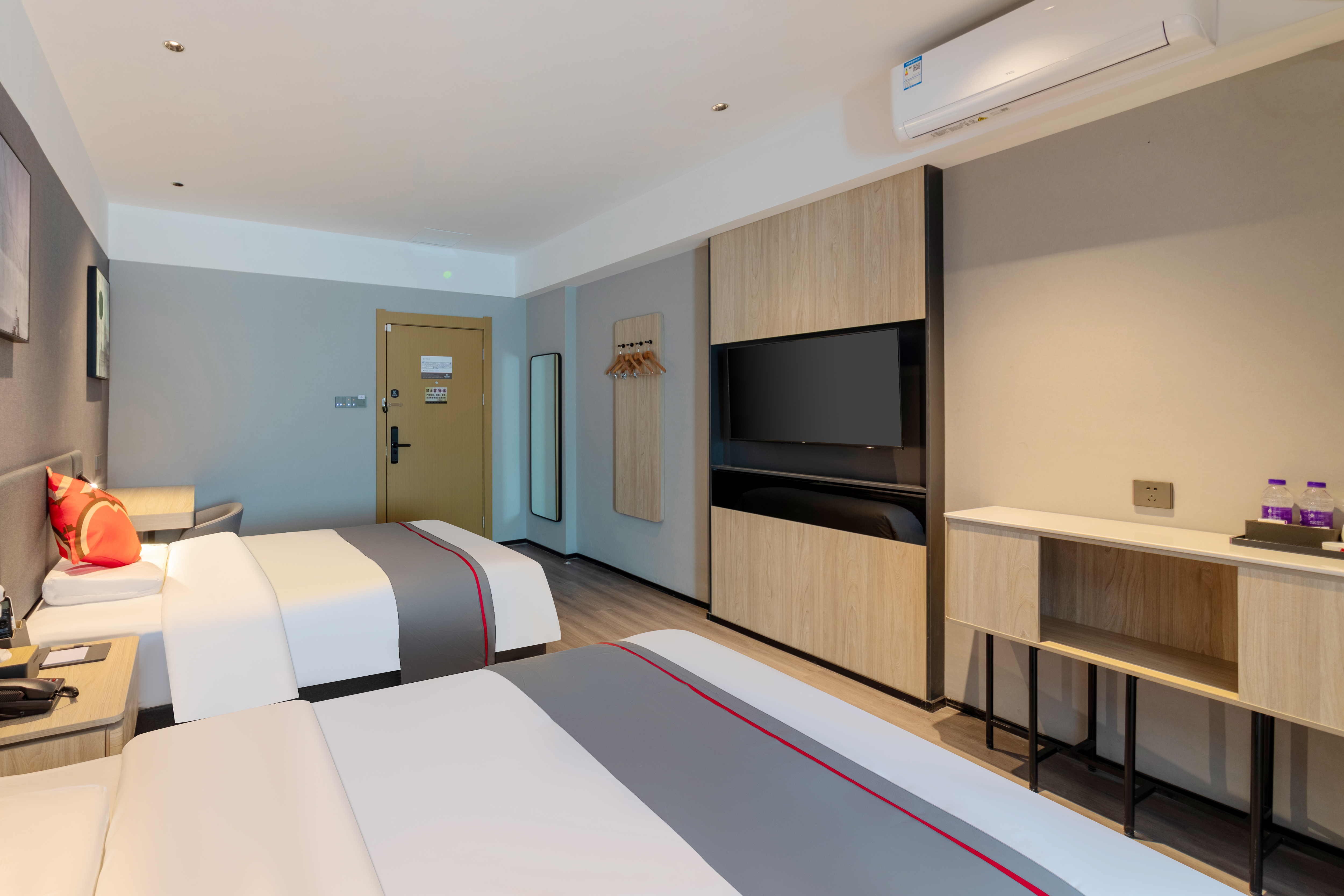 茶香格调双床房（智能客控+零压床垫+乳胶枕+榻榻米）