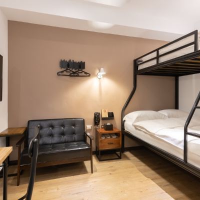 典雅三人房(上下鋪) 河堤漫旅-高雄站前館優惠