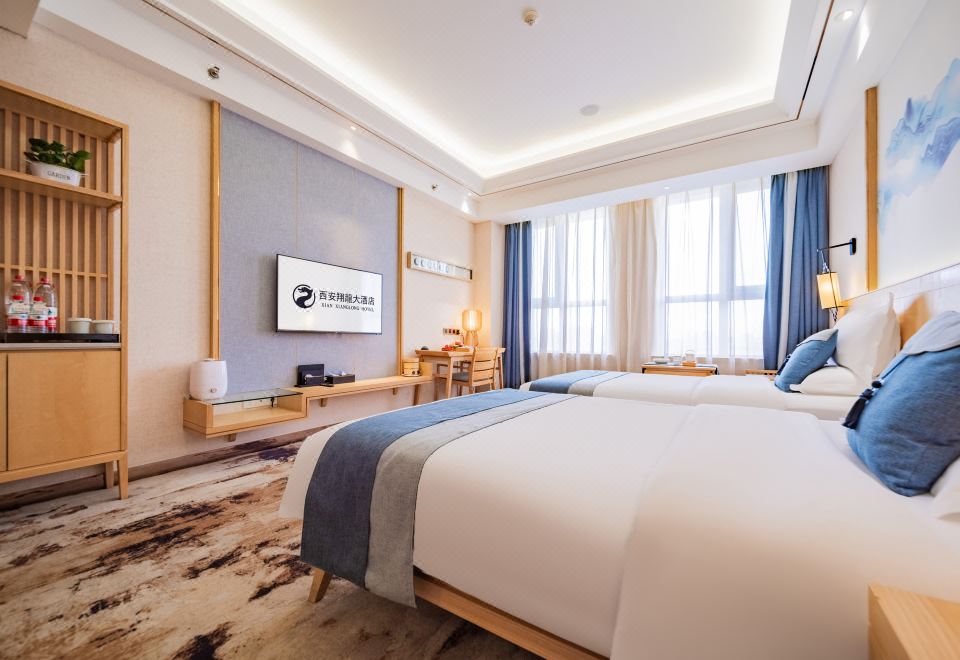 尊享·豪华双床房-明窗+电动窗帘