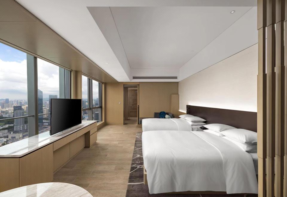 精選城景特大雙床房