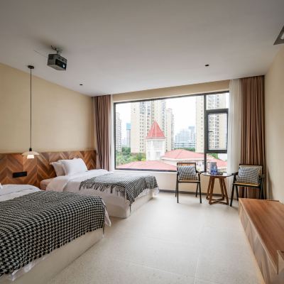 悅享景觀商務雙床房 廈門集野·逸墅飯店（廈門北站集美大道地鐵站店）優惠