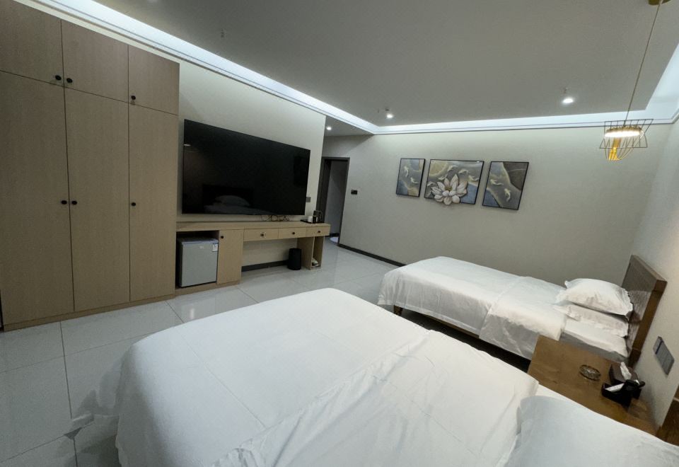 額河觀景雙床房（安心睡眠+140新疆長絨棉布草+智能馬桶+迷你冰箱+暖氣）