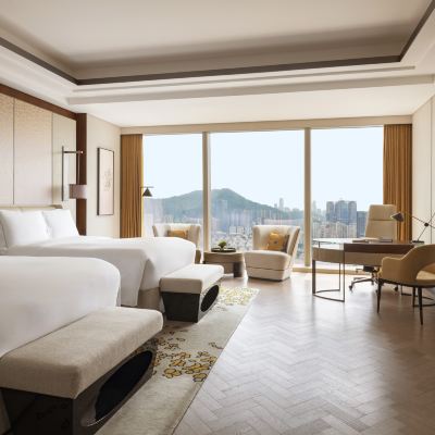 豪華城景雙床房-南山日落景緻 深圳鵬瑞萊佛士酒店優惠